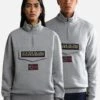 Napapijri BURGEE ZIP - Sweatshirt - Medium Grey Melange 2 Napapijri BURGEE ZIP - Sweatshirt - Medium Grey Melange -Napapijri 0589c42c97604c4aa4507b011586a7aa