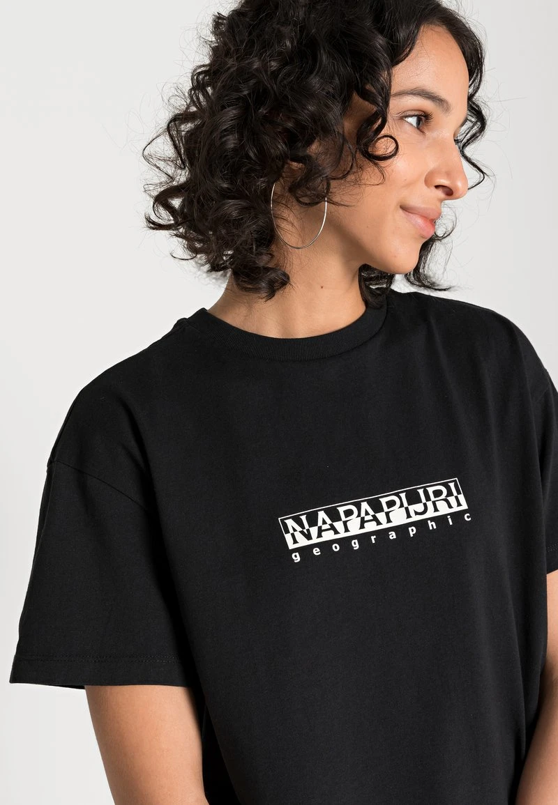 Napapijri BOX CROP - T-Shirt Print - Black 6 Napapijri BOX CROP - T-Shirt Print - Black – Bild 5