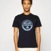 Napapijri BOLLO - T-Shirt Print - Blue Marine -Napapijri 1407981f492549bb868a4965e1339da0