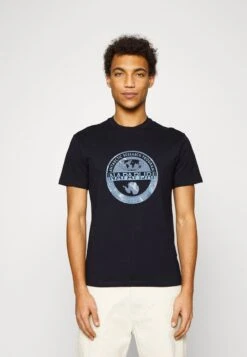 Napapijri BOLLO - T-Shirt Print - Blue Marine