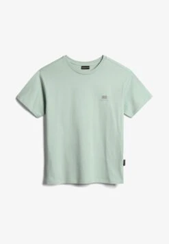 Napapijri NINA - T-Shirt Basic - Green Frost Ge -Napapijri 1821d2c57f40471dbbba9b22d41b0f86 1