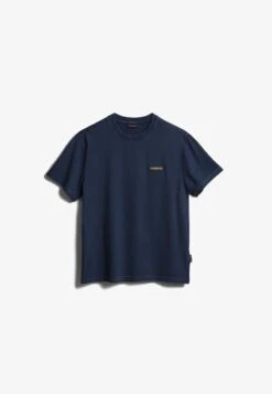 Napapijri S-NIDAROS - T-Shirt Basic - Dyed Blue Mbn -Napapijri 1bc5d88448324c5bab256d55b24fba2c 1