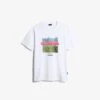 Napapijri BOLIVAR - T-Shirt Print - Bright White