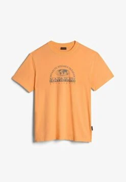 Napapijri S-MACCAS - T-Shirt Print - Orange -Napapijri 2a374c0f8f7e4ca7b0117a3bd1de4ad1 1