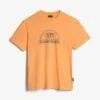 Napapijri S-MACCAS - T-Shirt Print - Orange