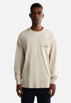 Napapijri MORGEX - Langarmshirt - Whitecap Gray