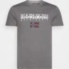 Napapijri S-AYAS - T-Shirt Print - Gray Granit -Napapijri 2c447bfd95454a858a8464f1dcdfb060