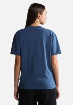 Napapijri S-BOX W SS - T-Shirt Print - Blue Ensign -Napapijri 2d0b225ec7cc4ecb94db1130e09716f9