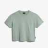 Napapijri S-MORGEX W - T-Shirt Basic - Green Frost Ge -Napapijri 2d81370ae81849abb8d257c6a8c85e85
