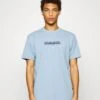 Napapijri BOX - T-Shirt Print - Blue Faded -Napapijri 308f108fcee54d7daf29a5e292a0cf81