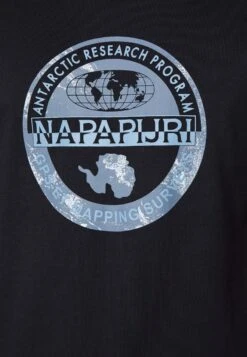 Napapijri BOLLO - T-Shirt Print - Blue Marine -Napapijri 41acf546bb8246ce8bee25705cb27320
