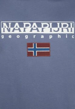 Napapijri S-AYAS - T-Shirt Print - Blu Grisail -Napapijri 43428ed79be24bb1907b1b00ea33f515