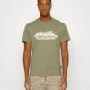 Napapijri RACING - T-Shirt Print - Green Lichen -Napapijri 5020d64e562a46789007612944383be6