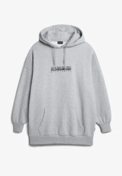 Napapijri B BOX - Kapuzenpullover - Medium Grey Melange -Napapijri 50785bea432c45b8a3d7d8398505d572