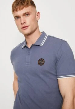 Napapijri MACAS - Poloshirt - Blue Grisail -Napapijri 5dc0c141521845a7ad0f7383ac856095