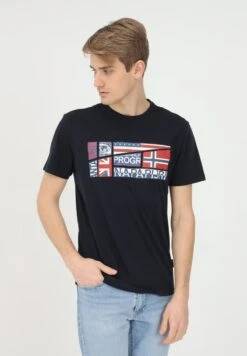 Napapijri T-Shirt Print - Blu Marine -Napapijri 5f16113f9058487abaea81625402de4a