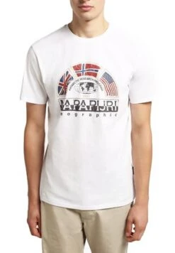 Napapijri TURIN - T-Shirt Print - Green Lichen 11 Napapijri TURIN - T-Shirt Print - Green Lichen -Napapijri 698fc6276fc449c98fc1b63675854526