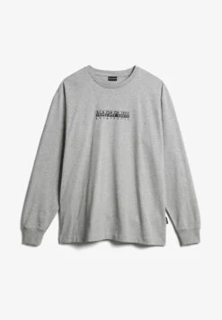 Napapijri S BOX LS - Langarmshirt - Medium Grey Melange 12 Napapijri S BOX LS - Langarmshirt - Medium Grey Melange -Napapijri 6a72e32812424e8184a03aaa6504bb44
