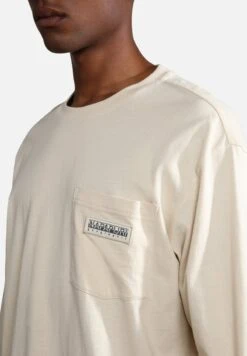 Napapijri MORGEX - Langarmshirt - Whitecap Gray -Napapijri 7121c52e953c447fa7ed666e7b8abfb0