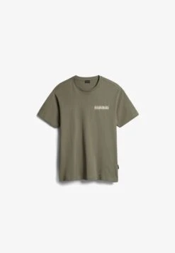 Napapijri PARADISE - T-Shirt Print - Green Frost G1e -Napapijri 7beb46d41d644ac29b2e071008354462 1