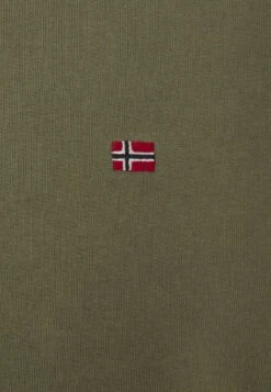 Napapijri BALIS CREW - Sweatshirt - Green Lichen -Napapijri 7fc778e4b79f415d9032ba135d0969b1