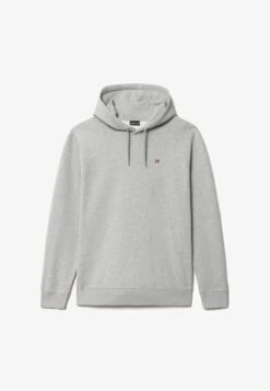 Napapijri BALIS - Kapuzenpullover - Medium Grey Melange -Napapijri 8a16b4e2d46844b4a3e4eac00eca8824