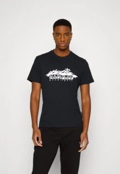 Napapijri RACING - T-Shirt Print - Black -Napapijri 8b32a8d04fd34a25907aeb124368fa7a 1