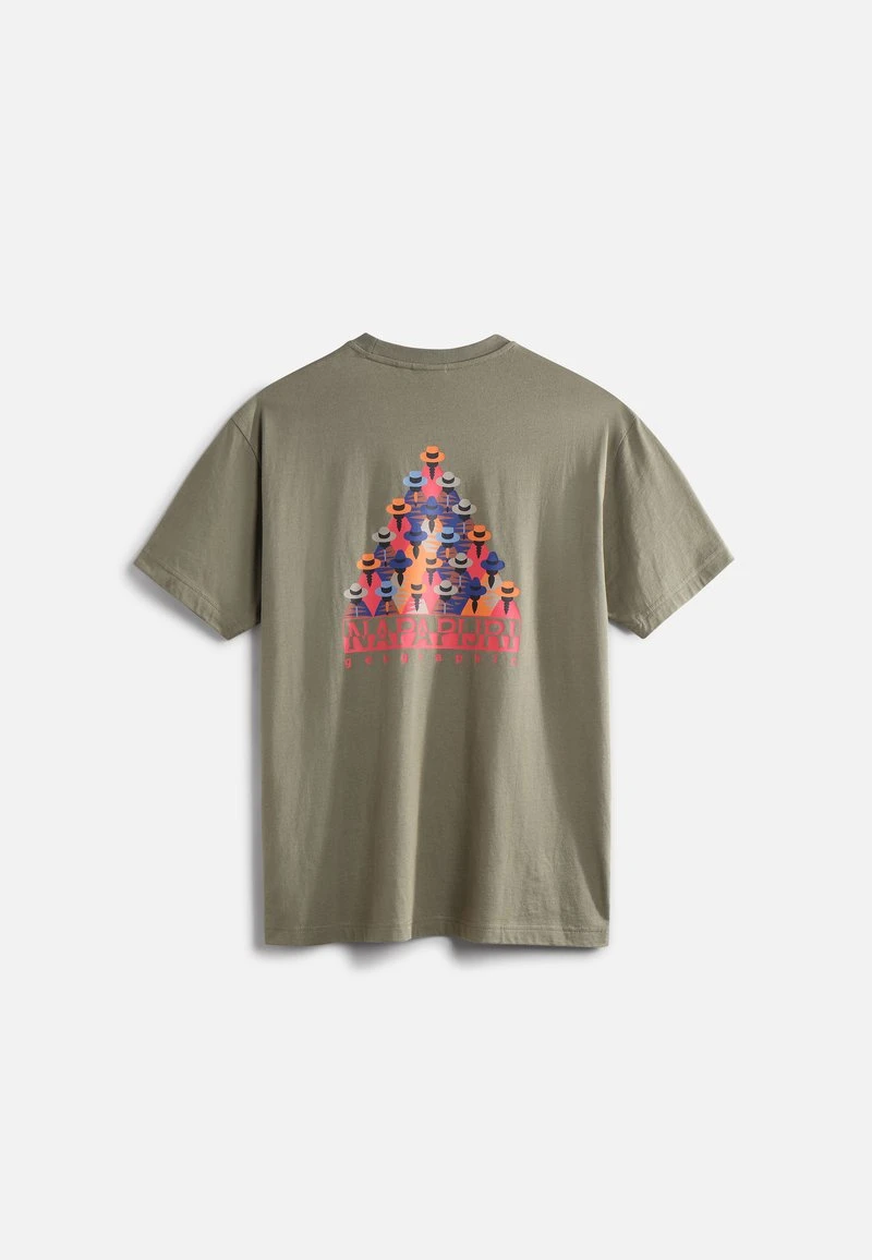 Napapijri S-PAJAS SS - T-Shirt Print - Green Lichen 4 Napapijri S-PAJAS SS - T-Shirt Print - Green Lichen – Bild 2