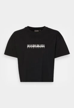 Napapijri BOX CROP - T-Shirt Print - Black 10 Napapijri BOX CROP - T-Shirt Print - Black -Napapijri 98d6d4cae7564d329c912308e6e2dfce