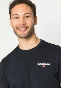 Napapijri ICE - T-Shirt Basic - Blu Marine -Napapijri 99a96a2fc4a343b1825b21c6e876e4ac