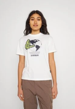 Napapijri CHOKELA - T-Shirt Print - Bright White -Napapijri 9f0f3d403b3845a69eeb426ef4af94fd