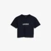 Napapijri BOX CROPPED - T-Shirt Print - Blu Marine -Napapijri abeecbb8c3ed4aee9a45b21580329cb8
