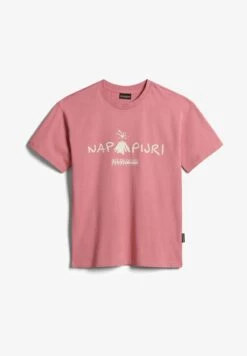 Napapijri MORENO - T-Shirt Print - Pink -Napapijri c60dc120ec72424f96022b3c868e74ce 1