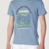 Napapijri S SANGAY SS - T-Shirt Print - Pale Blue 2 Napapijri S SANGAY SS - T-Shirt Print - Pale Blue -Napapijri cf90845a479242958df5082e046bb263
