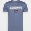 Napapijri S-AYAS - T-Shirt Print - Blu Grisail