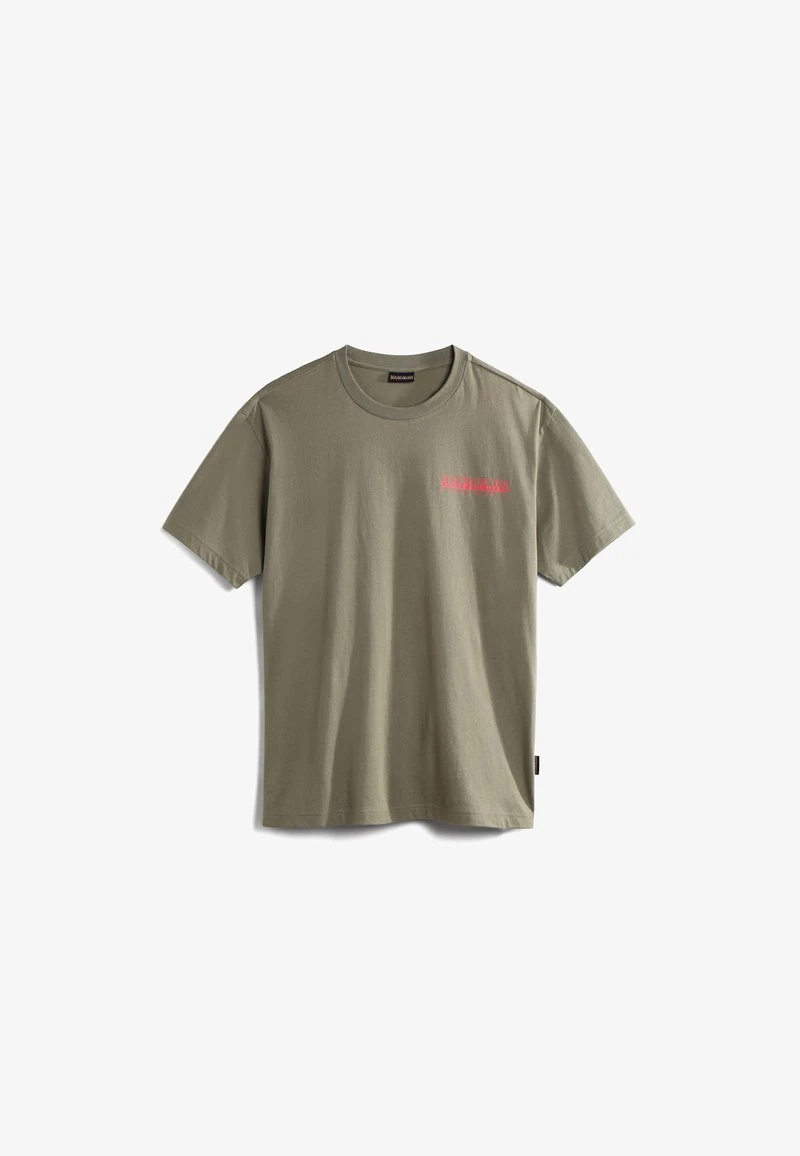 Napapijri S-PAJAS SS - T-Shirt Print - Green Lichen 3 Napapijri S-PAJAS SS - T-Shirt Print - Green Lichen