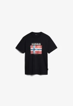 Napapijri GUIRO - T-Shirt Print - Orange Mock -Napapijri d8f7da606892453b8968d98512410a74