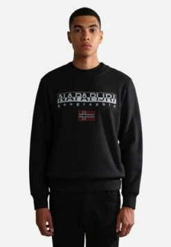 Napapijri AYAS CREW NECK - Sweatshirt - Green Lichen -Napapijri dffd85b7d2214b05ac9fdae6ca551ec8