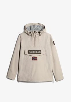 Napapijri Windbreaker - Whitecap Gray -Napapijri eef6eddc713643bb9efa63e972ebeb60