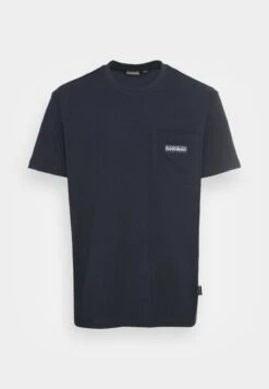 Napapijri MORGEX - T-Shirt Basic - Blu Marine -Napapijri f0455ea4fa094682bcfd31cb261f2ab5
