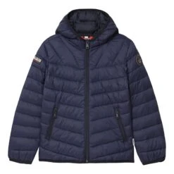 Napapijri Aerons Hood Kinder Steppjacke Marineblau