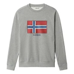 Napapijri Birol Crew Sweatshirt Grau