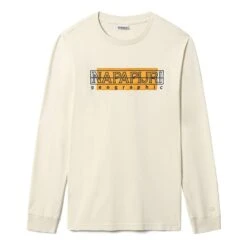 Napapijri S-Sorapis Langarmshirt Weiß