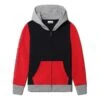 Napapijri Baobab Full Zip Kinder Kapuzenjacke Rot/marineblau/grau -Napapijri nap na4fov176 001