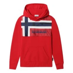 Napapijri Beri Kinder Hoodie Rot