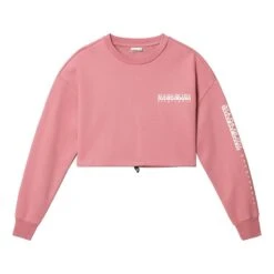 Napapijri B-Roen Cropped Damen Sweatshirt Rosa