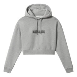 Napapijri B-Box Cropped Damen Hoodie Grau