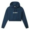 Napapijri B-Box Cropped Damen Hoodie Blau -Napapijri nap na4fsfbb8 001