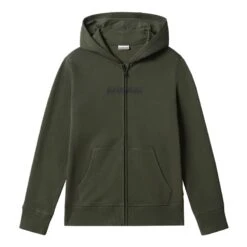 Napapijri B-Box Full Zip Kinder Kapuzenjacke Olivgrün