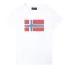 Napapijri Verte Kinder T-Shirt Weiß/rot/blau -Napapijri nap np0a4g4d002 001